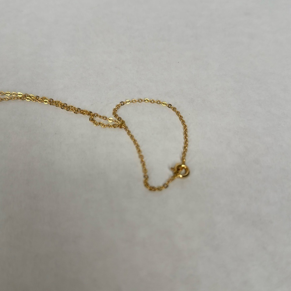 Vintage Gold Toned Minimalist Necklace lot A9 - Picture 5 of 8